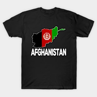 Free Afghanistan - Afghanistan Flag - Afghanistan Map T-Shirt